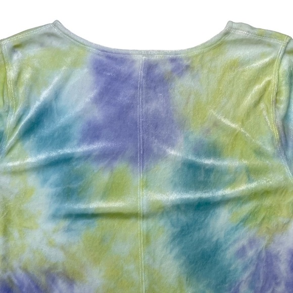 Free People Cloud Combo Bright Eyes Tie Dye Womens Short Sleeve T-Shirt - Picture 8 of 10